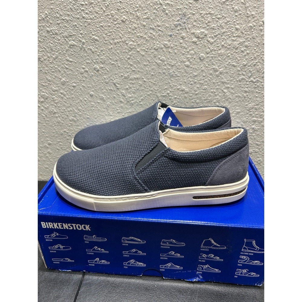 Birkenstock Oswego Textile Suede Midnight Blue EU 39 US L8 M6 Women‎ Mens - Picture 2 of 10